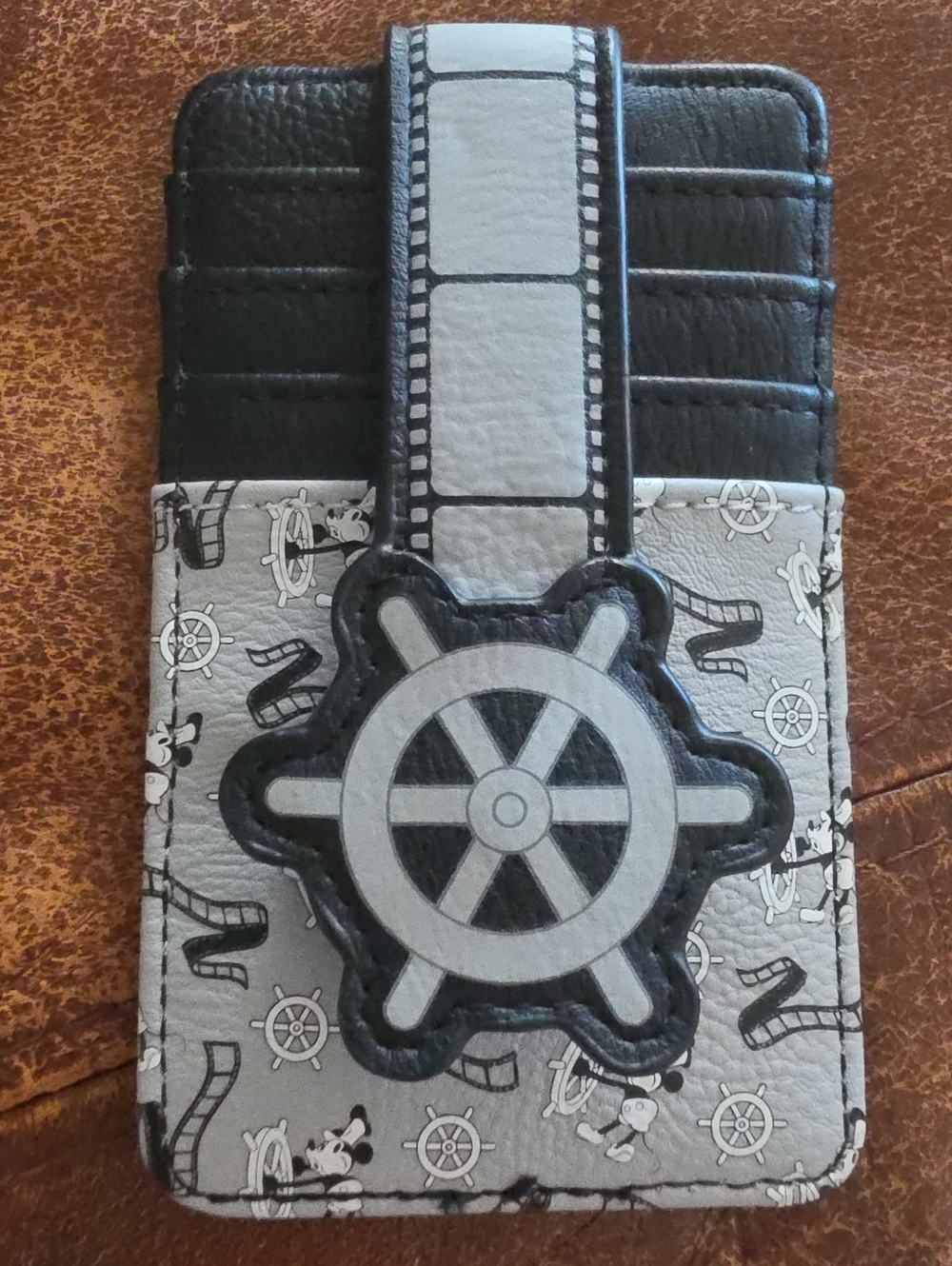 Disney Parks Steamboat Willie Credit Card Holder Used Once